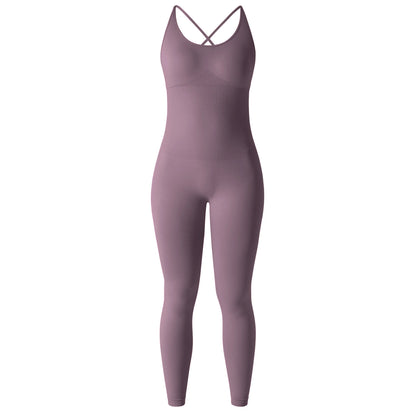 Bodycon Jumpsuit Women Full Seasons Casual Fitness Sporty Playsuit Sleeveless Slim Activewear All In One Jumpsuit Clothing Lady