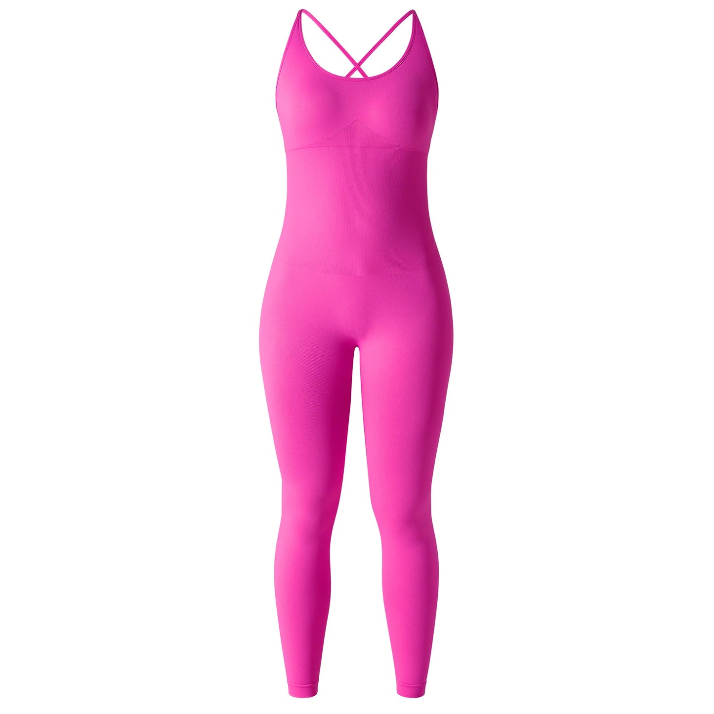 Bodycon Jumpsuit Women Full Seasons Casual Fitness Sporty Playsuit Sleeveless Slim Activewear All In One Jumpsuit Clothing Lady