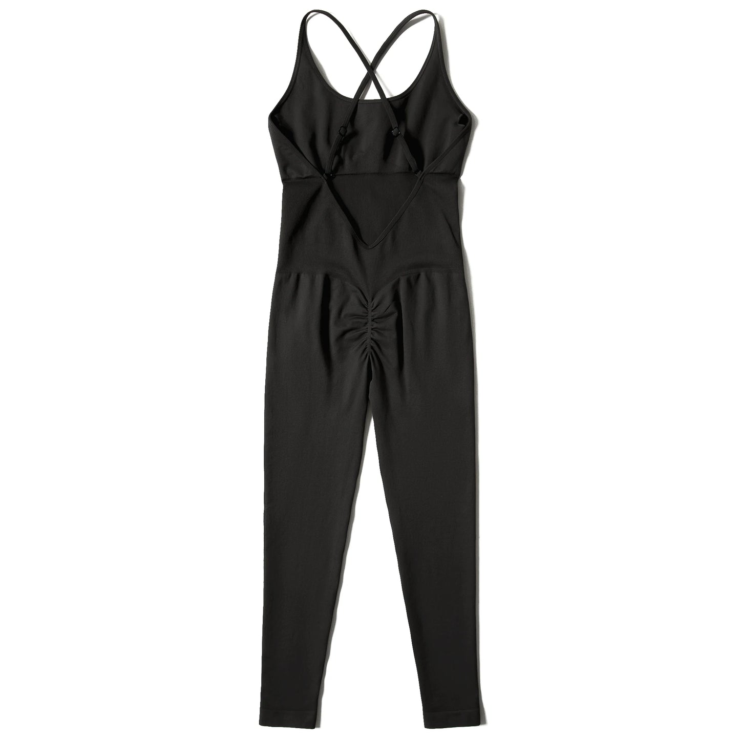 Bodycon Jumpsuit Women Full Seasons Casual Fitness Sporty Playsuit Sleeveless Slim Activewear All In One Jumpsuit Clothing Lady