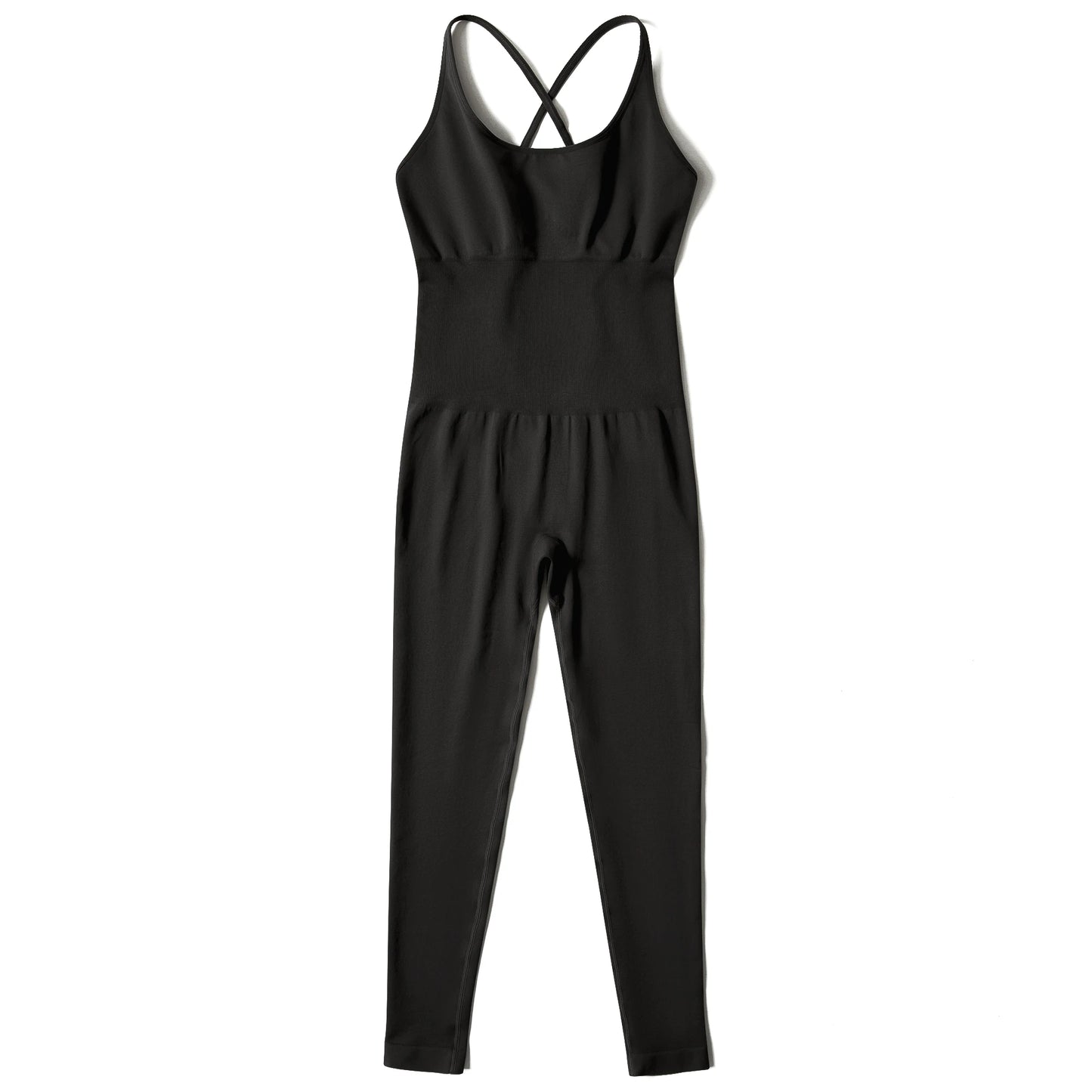 Bodycon Jumpsuit Women Full Seasons Casual Fitness Sporty Playsuit Sleeveless Slim Activewear All In One Jumpsuit Clothing Lady