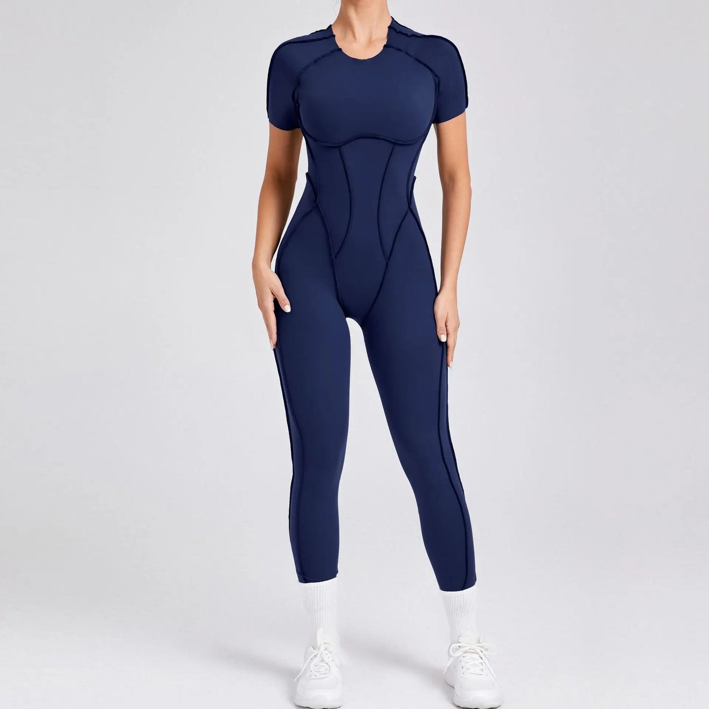 New Autumn/Winter Women's One-piece Yoga Jumpsuit leggings Long-sleeved Sexy Backless Slim Fit Sports Outfit