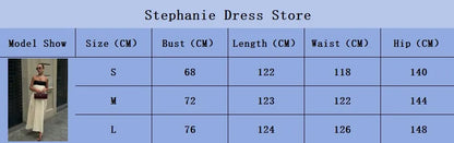 Fashion Contrasting Color Hollow Out Sling Maxi Dress Women Sexy Sleeveless Backless Loose Dresses 2024 Lady Casual Streetwear