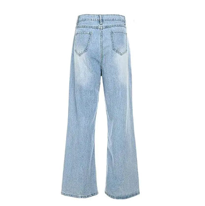 Women's High Waist Wide Leg Jeans